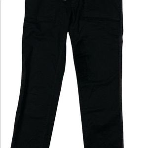 NEW Nili Lotan Barneys Jenna Pant w/ Tape detail Black Size 4 Ankle $375 p22